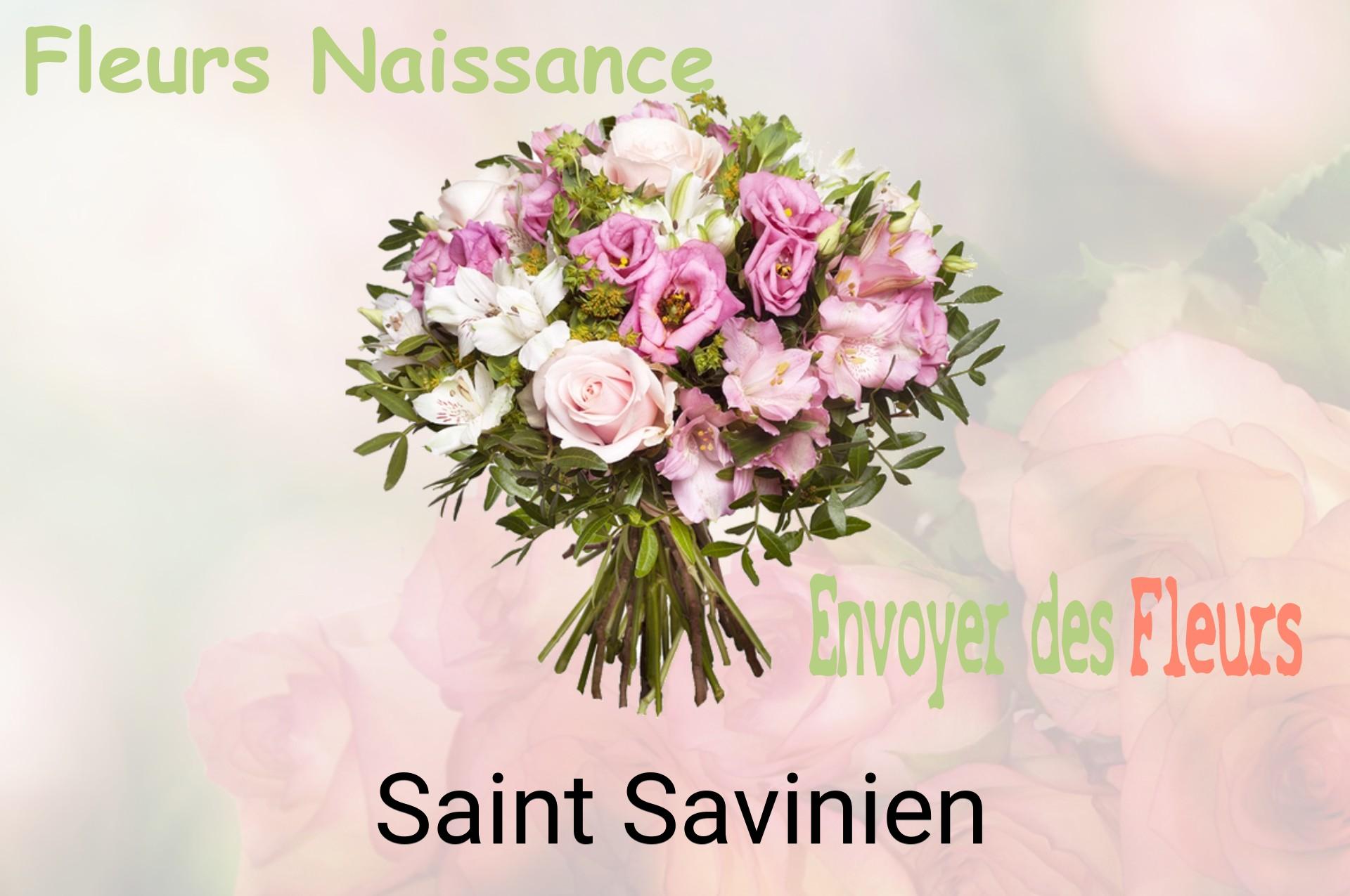 Bouquet de fleurs de naissance livré à Saint-Savinien
